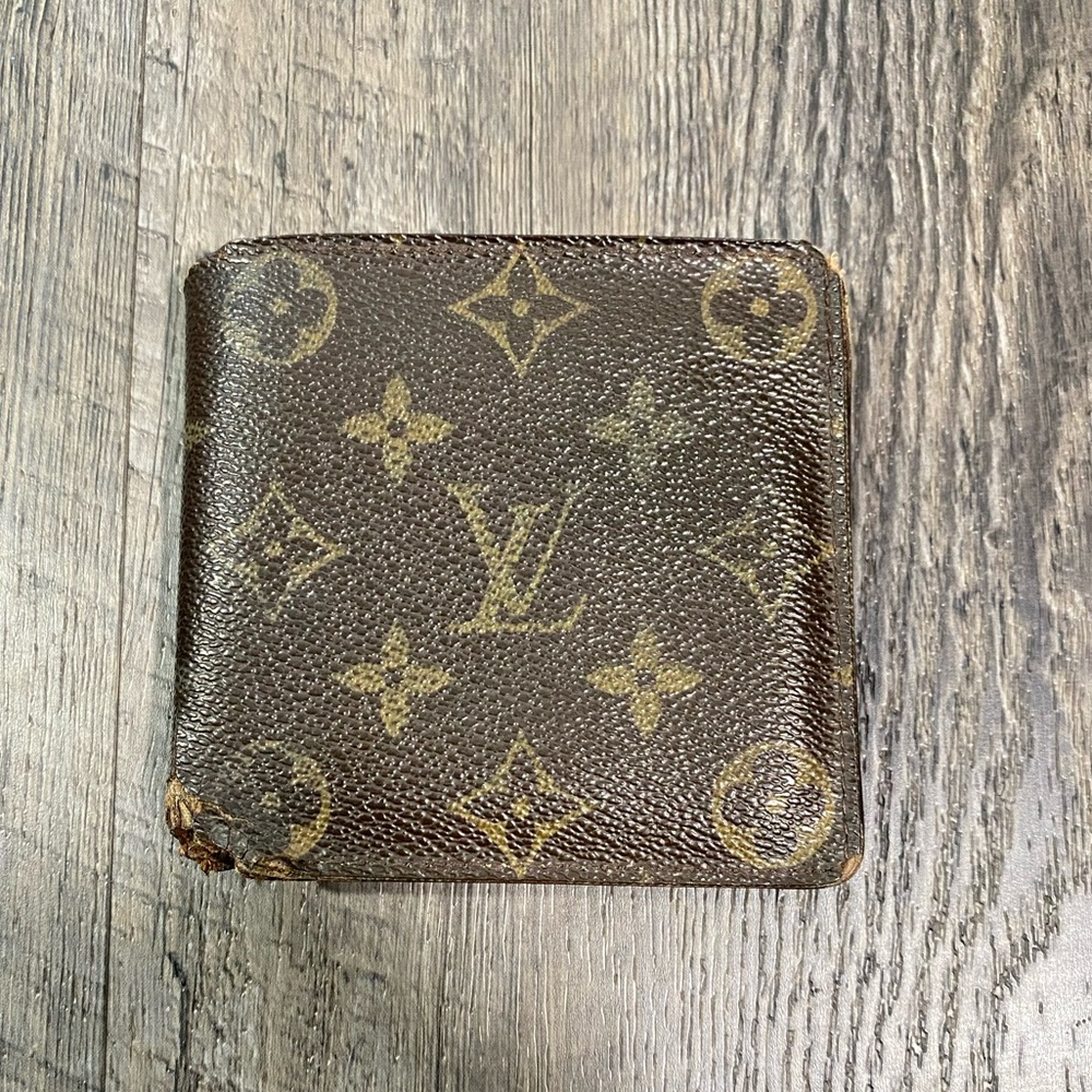 Louis Vuitton Brown Monogram Canvas Bifold Wallet